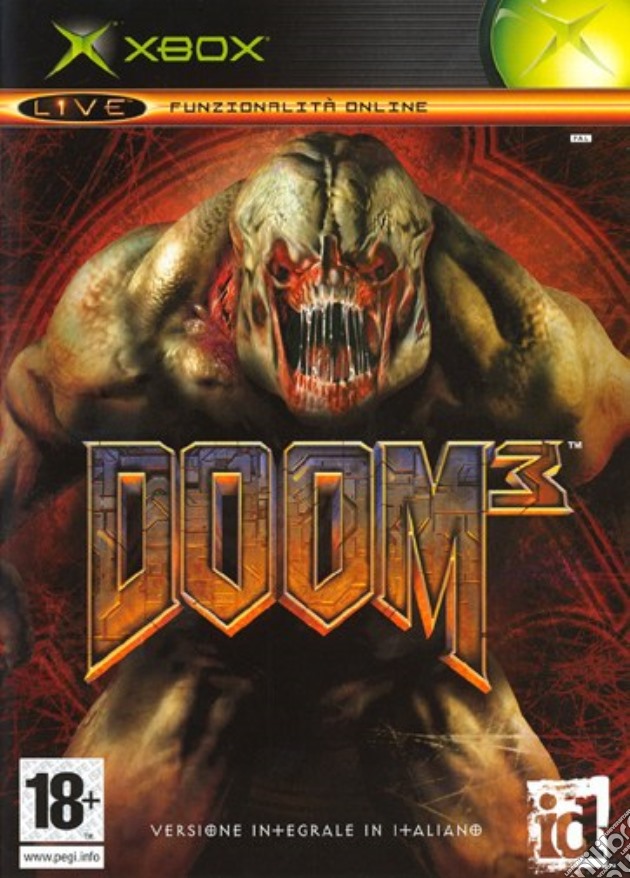 Doom 3 videogame di XBOX
