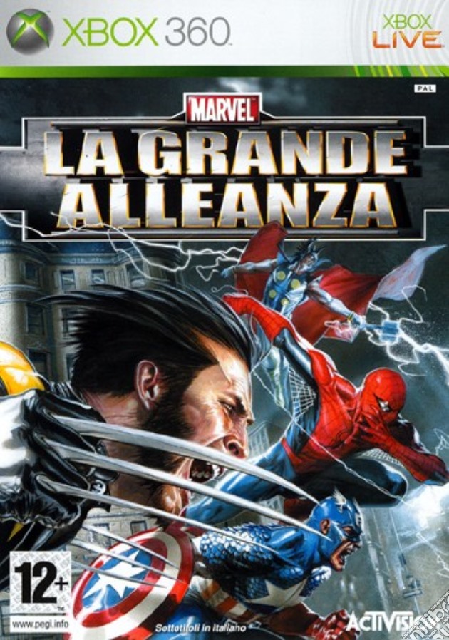 Marvel: La Grande Alleanza videogame di X360