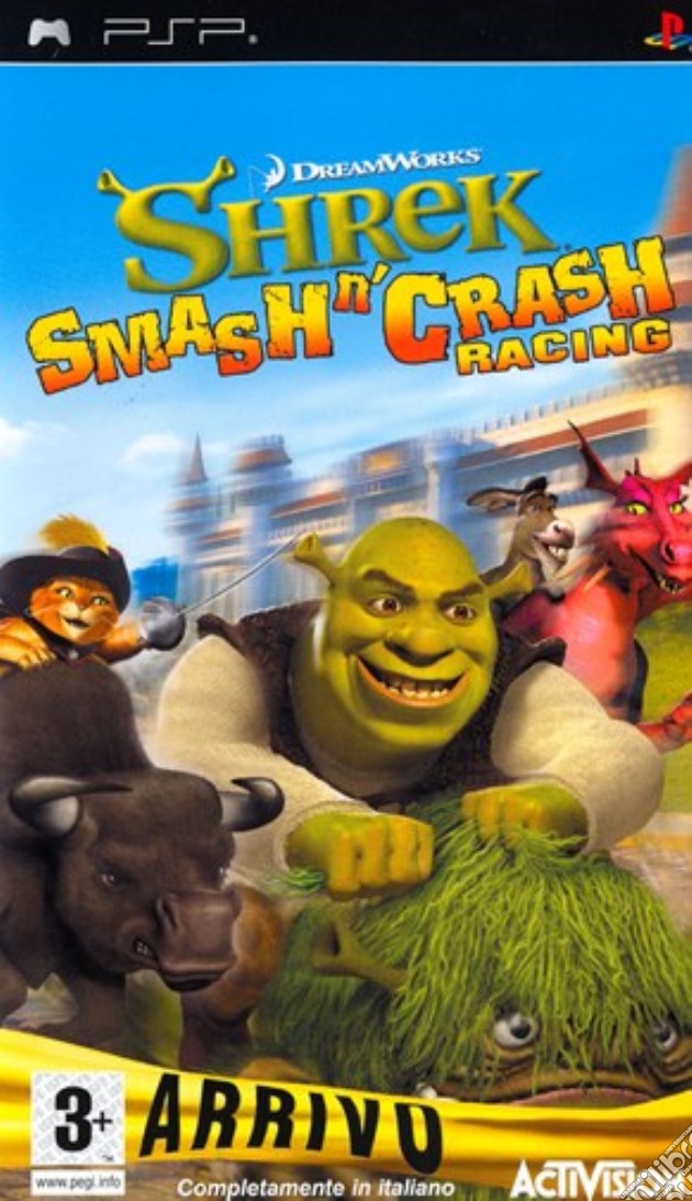 Shrek Smash N Crash videogame di PSP