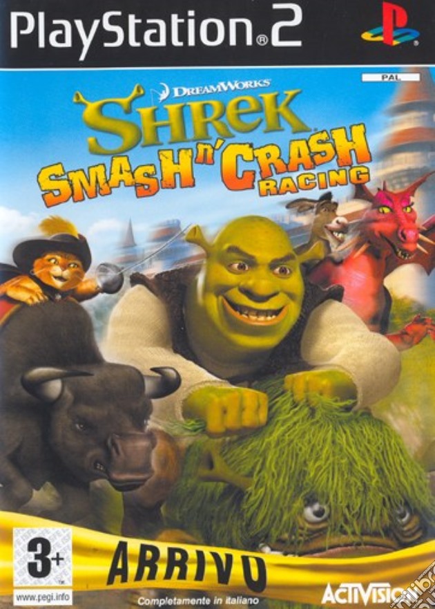 Shrek Smash N Crash videogame di PS2