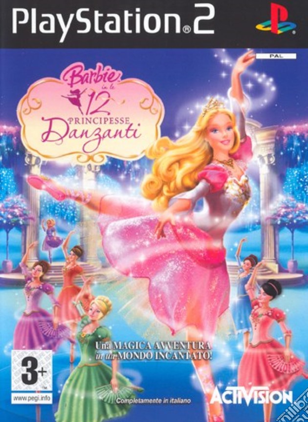 Barbie le 12 Principesse Danzanti videogame di PS2