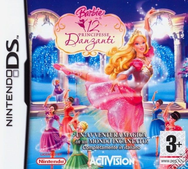Barbie le 12 Principesse Danzanti videogame di NDS