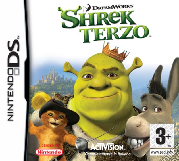Shrek Terzo videogame di NDS