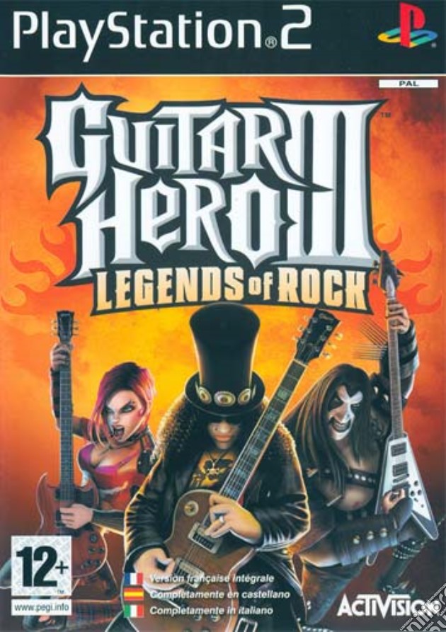 Guitar Hero 3 videogame di PS2