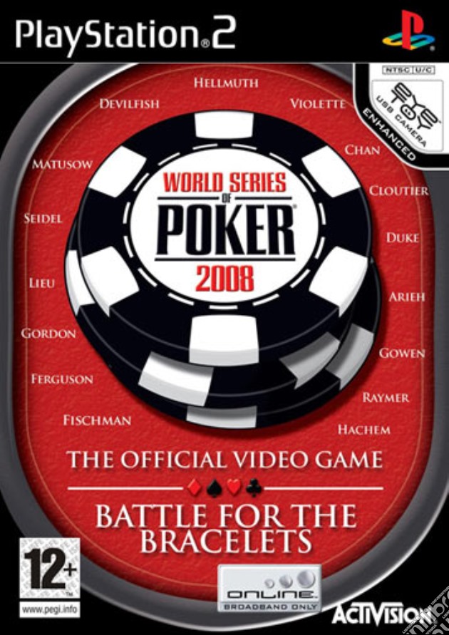 World Series Of Poker 2008 videogame di PS2