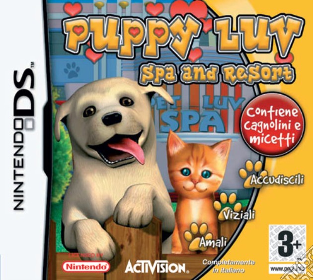 Puppy Luv Spa & Resort Tycoon videogame di NDS