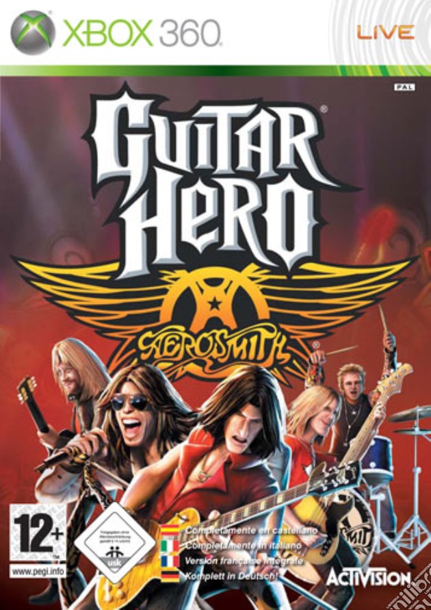 Guitar Hero Aerosmith videogame di X360