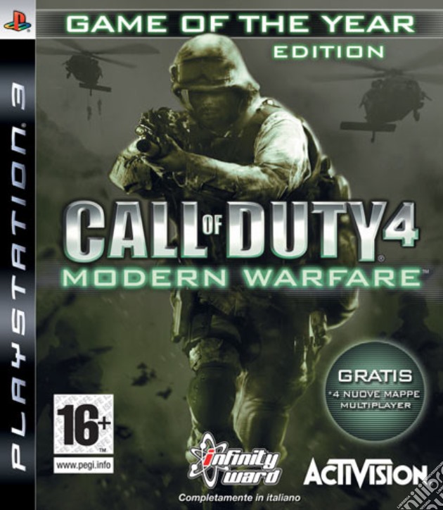 Call Of Duty 4 Modern Warfare GOTY videogame di PS3