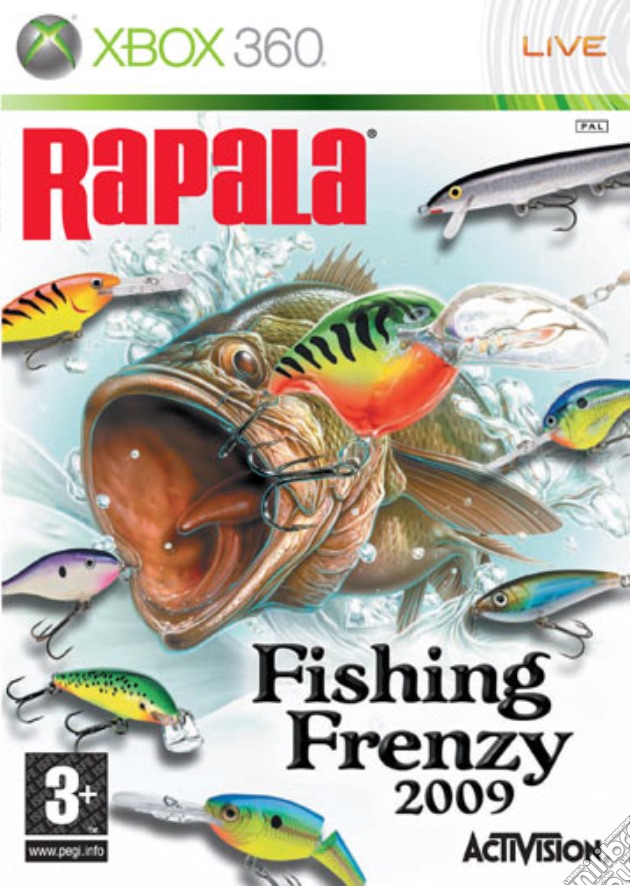 Rapala Fishing Frenzy videogame di X360