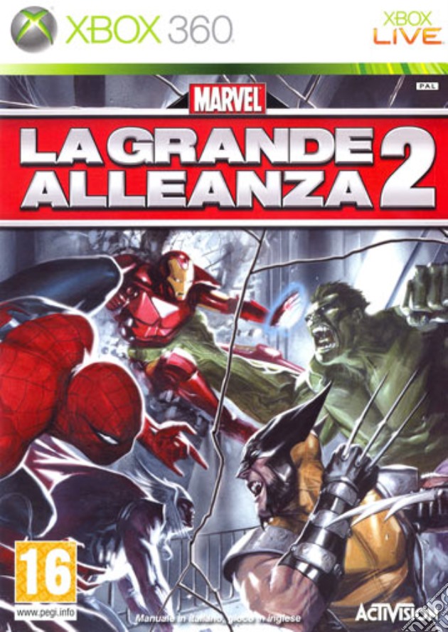 Marvel La Grande Alleanza 2 videogame di X360