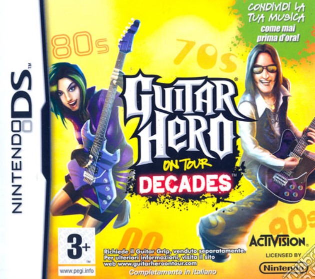 Guitar Hero On Tour Decades videogame di NDS