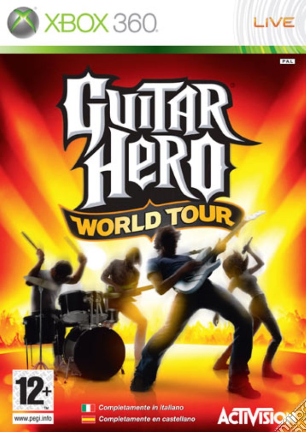 Guitar Hero World Tour Game videogame di X360