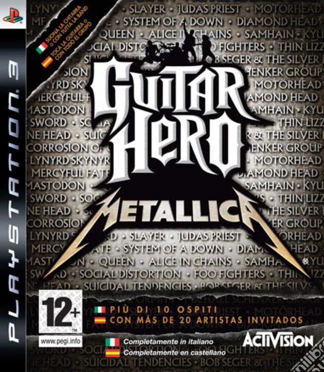 Guitar Hero Metallica videogame di PS3