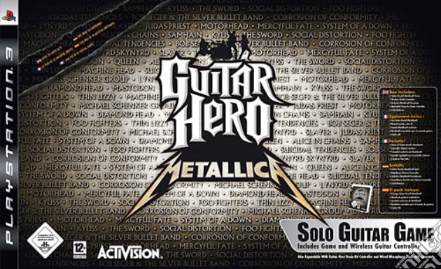 Guitar Hero Metallica Bundle videogame di PS3