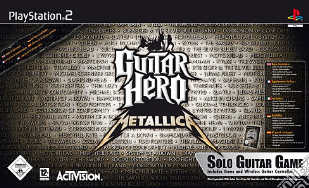 Guitar Hero Metallica Bundle videogame di PS2