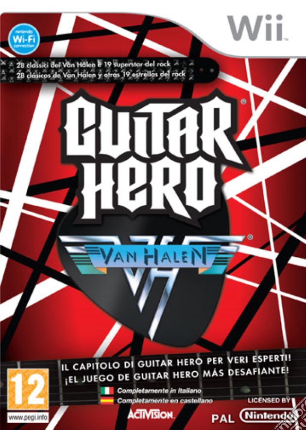 Guitar Hero Van Halen videogame di WII