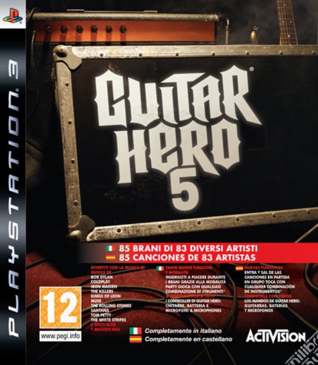 Guitar Hero 5 videogame di PS3