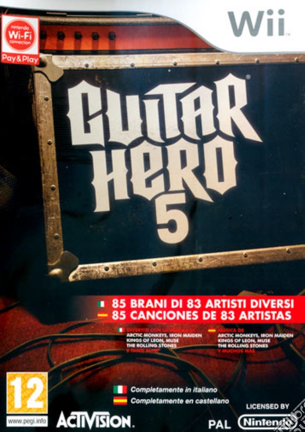 Guitar Hero 5 videogame di WII