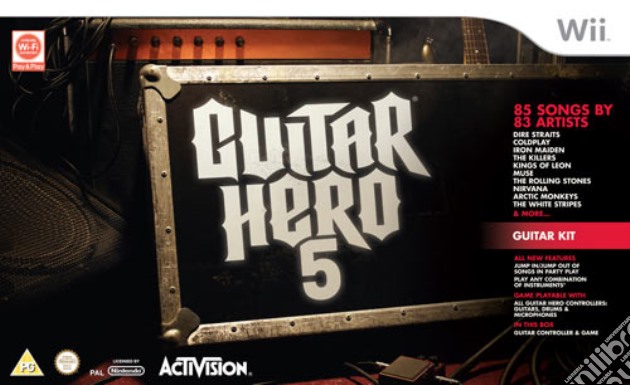 Guitar Hero 5 Bundle videogame di WII