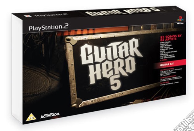Guitar Hero 5 Bundle videogame di PS2