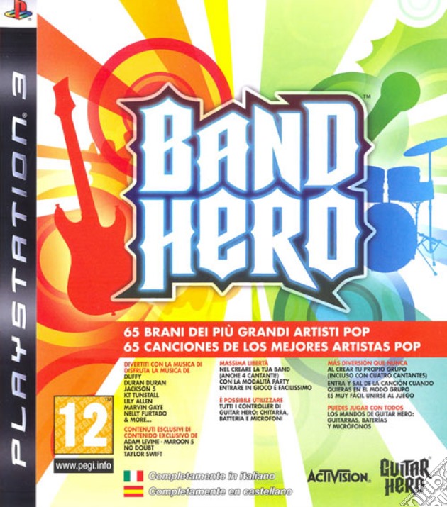 Band Hero videogame di PS3