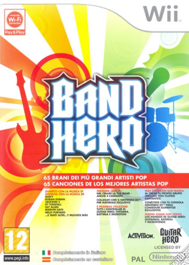 Band Hero videogame di WII