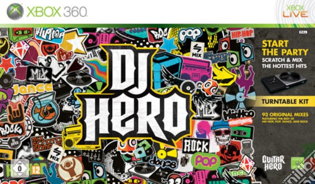 DJ Hero videogame di X360
