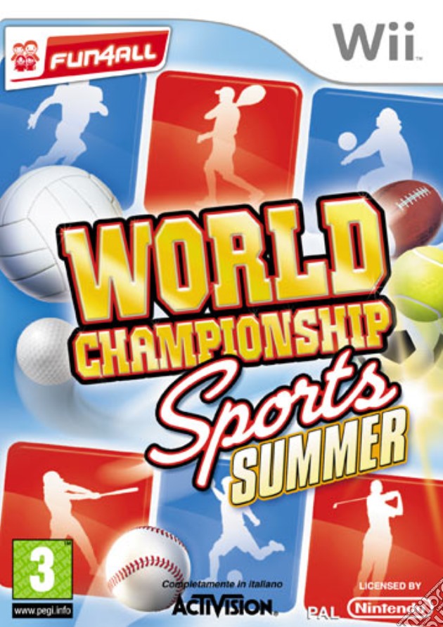 World Championship Sports Summer videogame di WII
