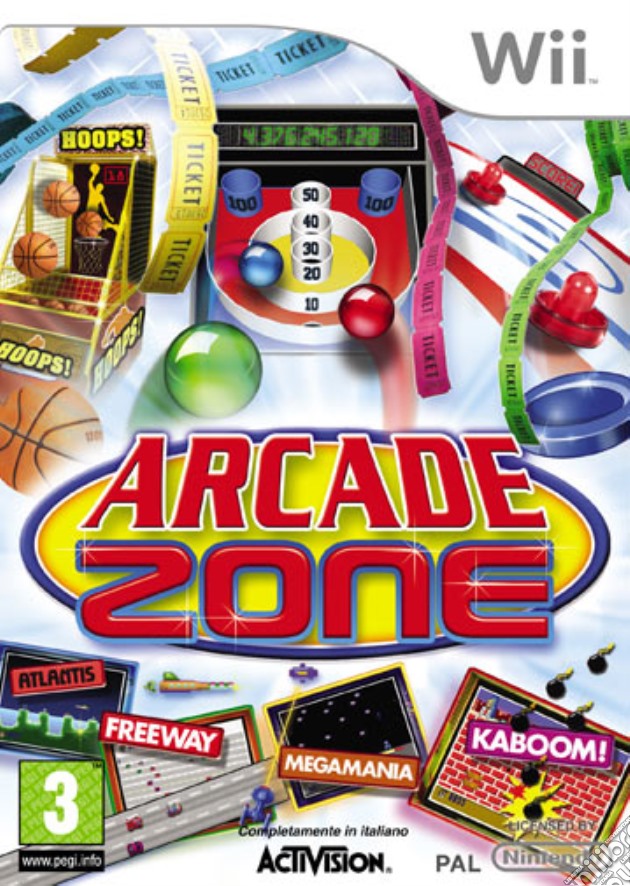 Arcade Zone videogame di WII