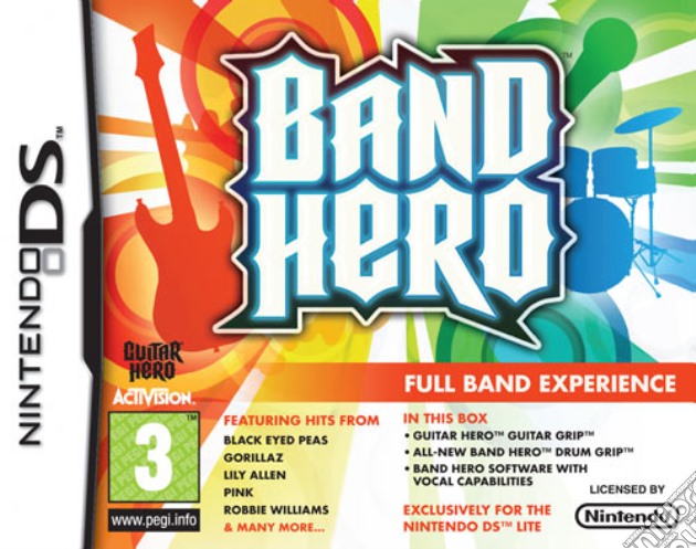 Band Hero videogame di NDS