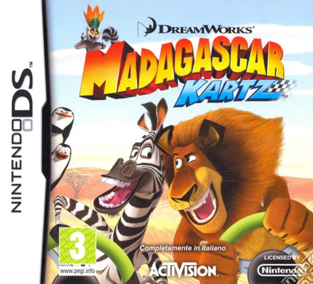 Madagascar Kartz videogame di NDS