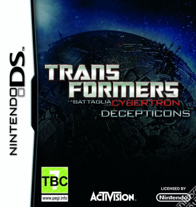 Transformers Cybertron Decepticons videogame di NDS