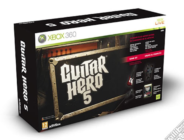 Guitar Hero 5 Super Bundle videogame di X360