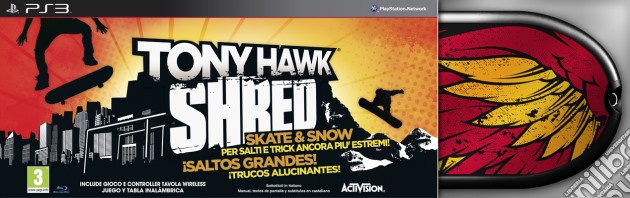 Tony Hawk Shred Bundle videogame di PS3