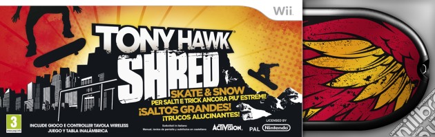Tony Hawk Shred Bundle videogame di WII