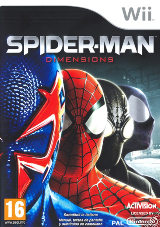 Spiderman Shattered Dimensions videogame di WII