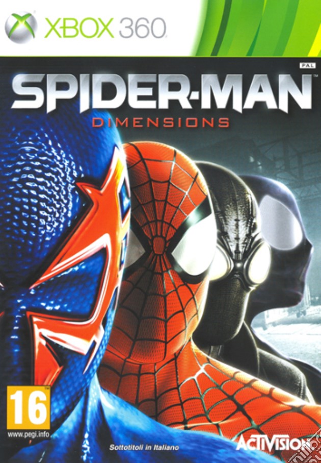 Spiderman Shattered Dimensions videogame di X360