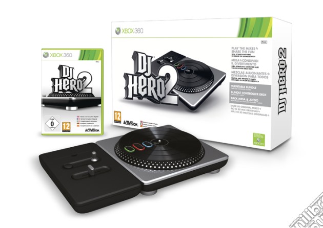 DJ Hero 2 Bundle videogame di X360