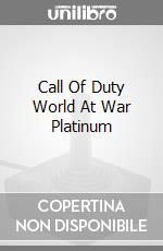 Call Of Duty World At War Platinum game