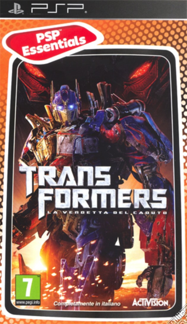 Essentials Transformers ROTF videogame di PSP