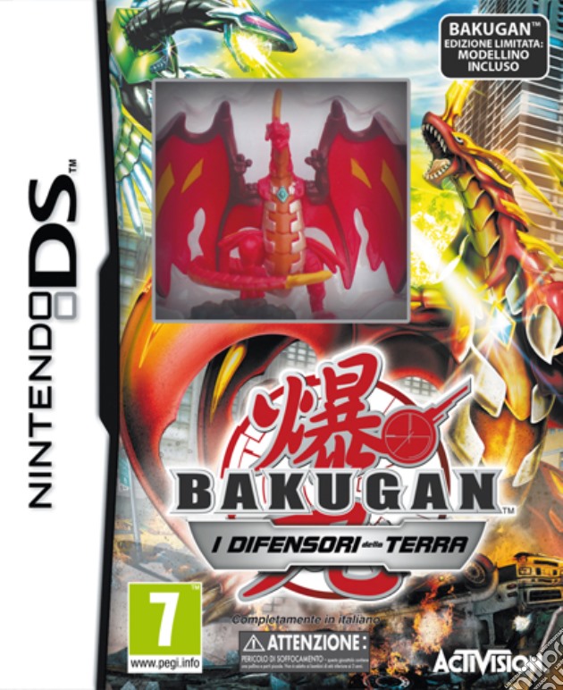 Bakugan 2 Coll with toy videogame di NDS