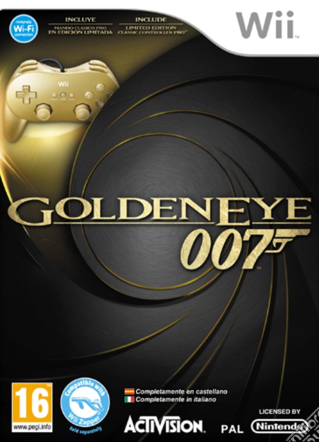 James Bond Golden Eye Classic Controller videogame di WII
