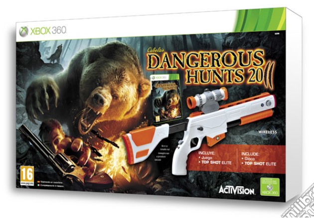 Cabela's Dangerous Hunts 2011 bundle videogame di X360