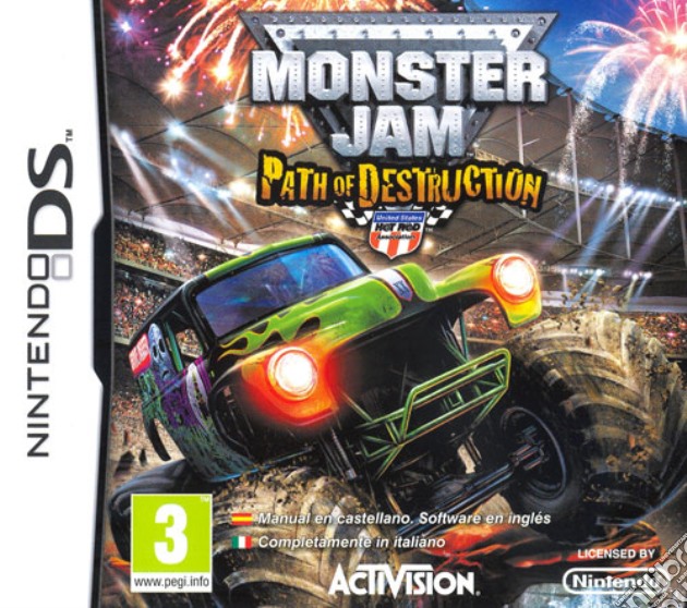 Monster Jam: Path of Destruction videogame di NDS