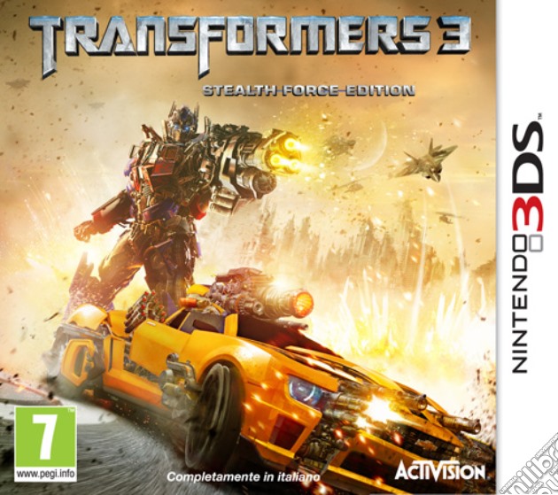 Transformers 3 3D stealth force edition videogame di 3DS