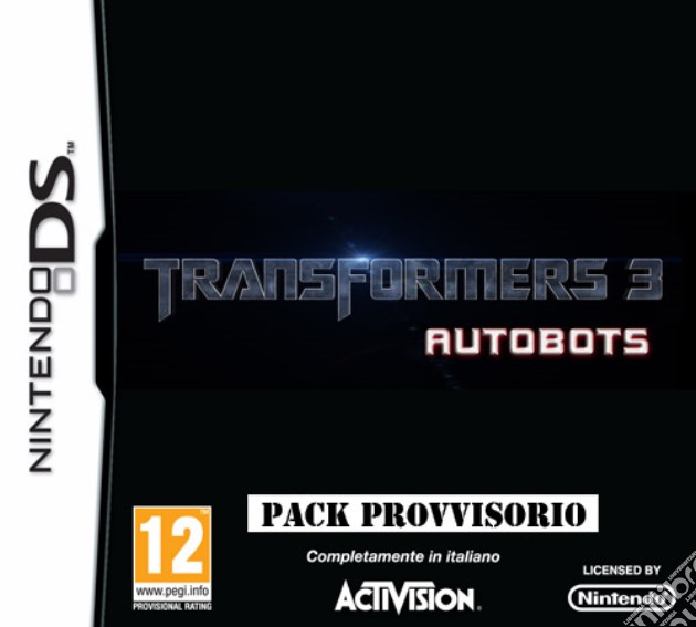 Transformers 3 versione Autobots -bundle videogame di NDS