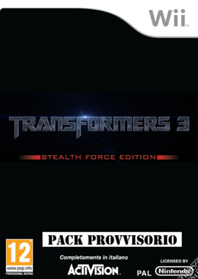 Transformers 3 stealth force ed. bundle videogame di WII
