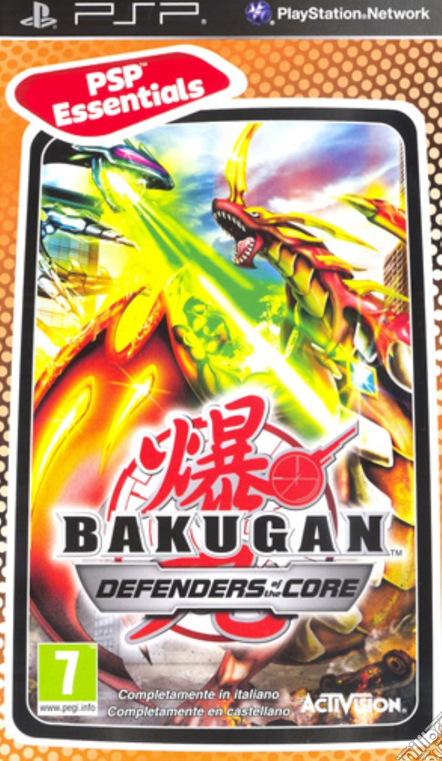 Essentials Bakugan Defenders of the Core videogame di PSP