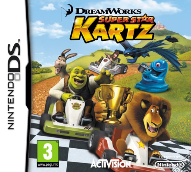 DreamWorks Super Star Kartz SAS videogame di NDS