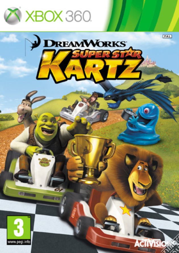 DreamWorks Super Star Kartz SAS videogame di X360